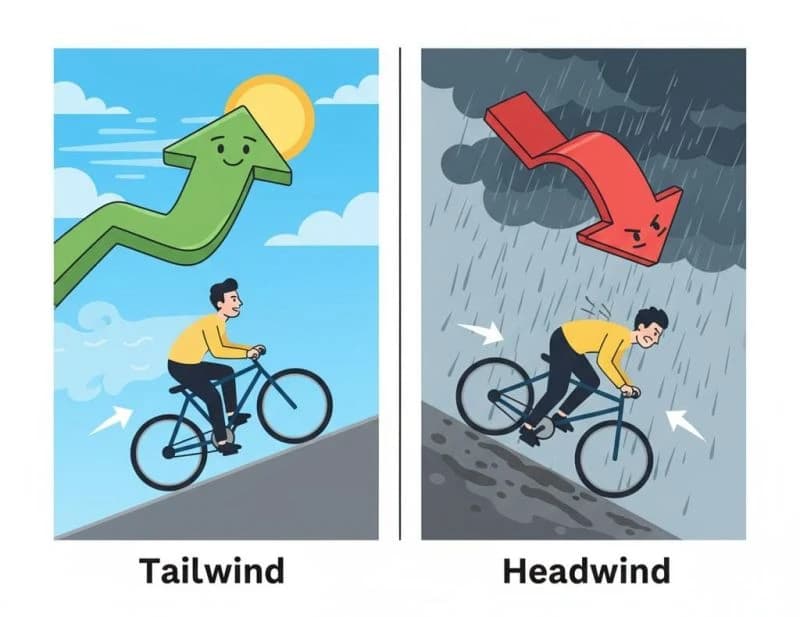 Apa Itu Headwind dan Tailwind?